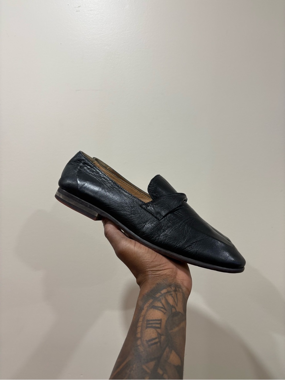 Vintage Leather Penny Loafers